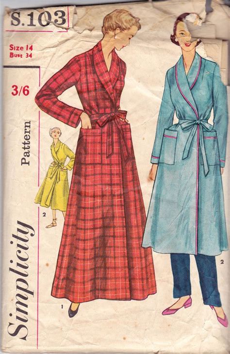 housecoat patterns